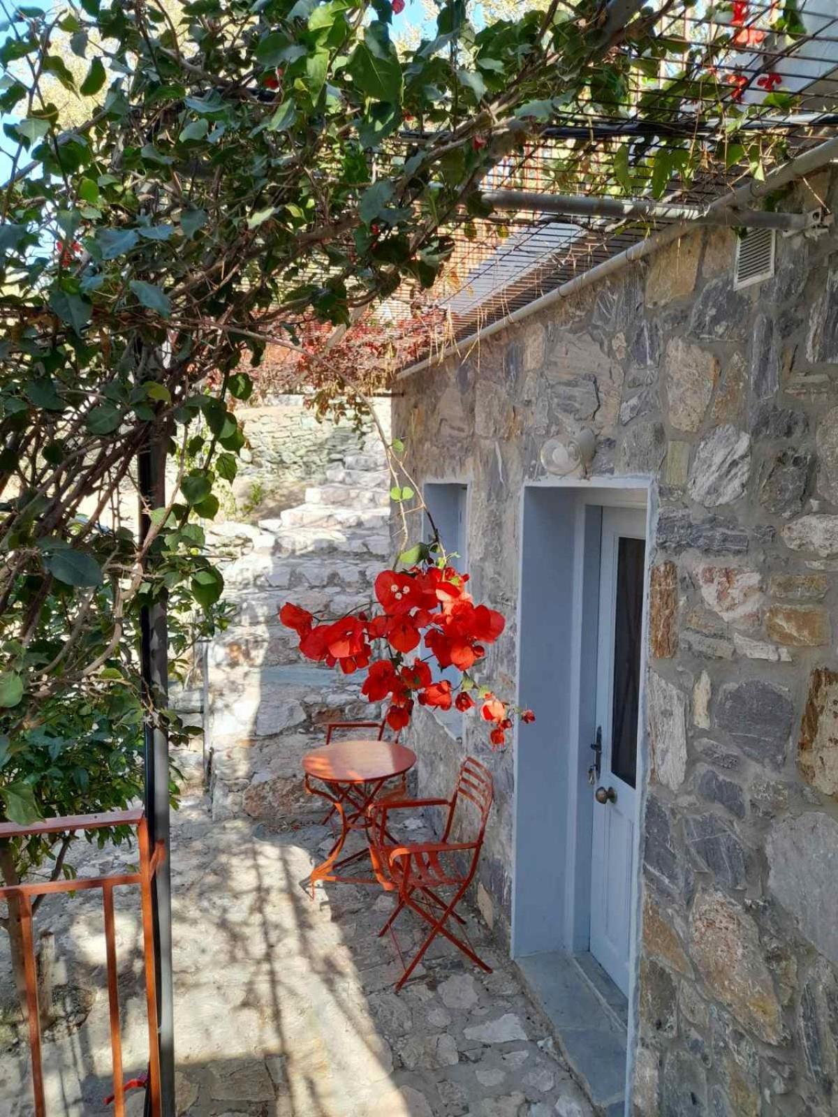 Δωμάτια Κόκκινος Πύργος Plomari Bagian luar foto