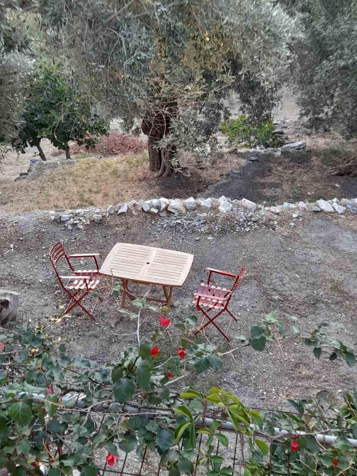 Δωμάτια Κόκκινος Πύργος Plomari Bagian luar foto